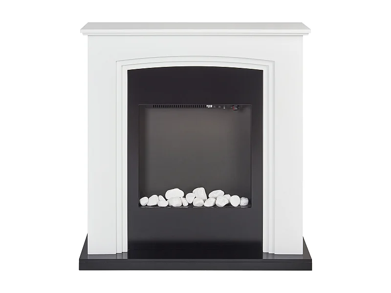 Chauffage de cheminée électrique NYIRI Blanc