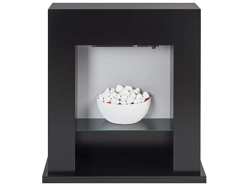 Chauffage de cheminée électrique DJURAB Noir