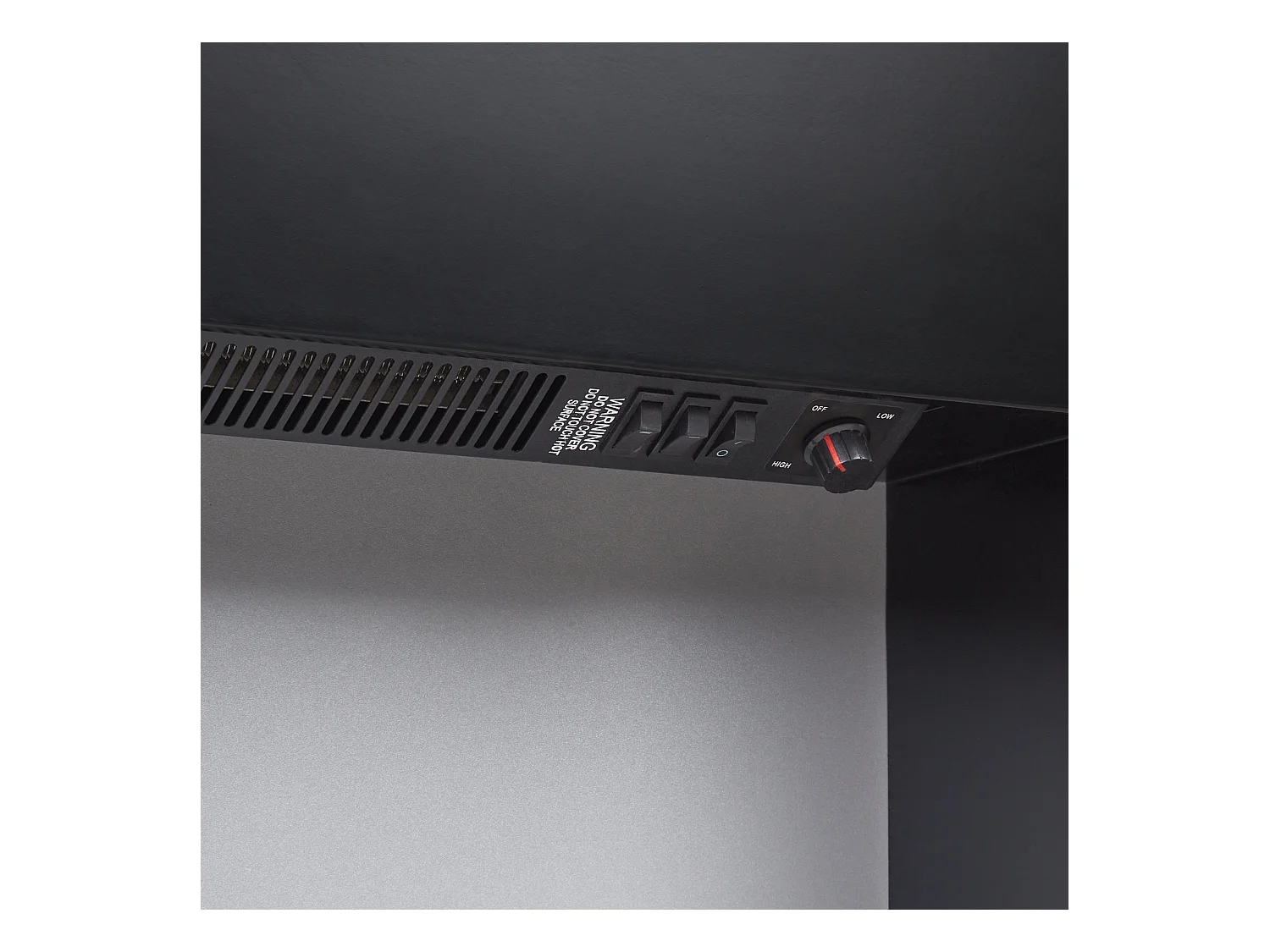 Chauffage de cheminée électrique DJURAB Noir