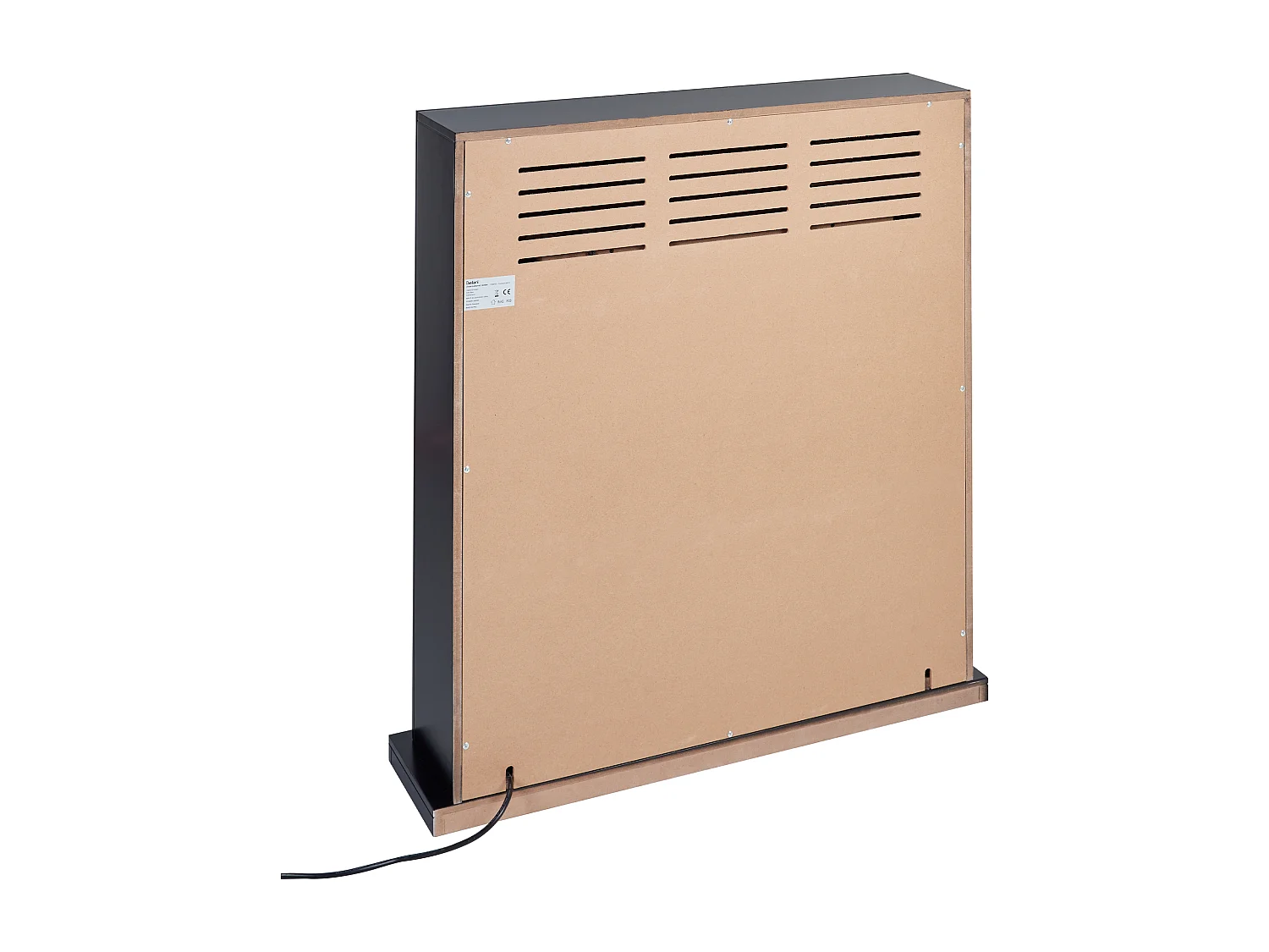 Chauffage de cheminée électrique DJURAB Noir