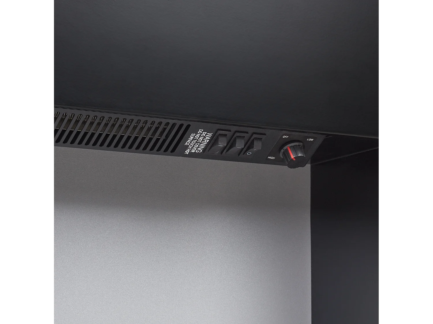 Elektrokamin mit Heizfunktion DJURAB Schwarz