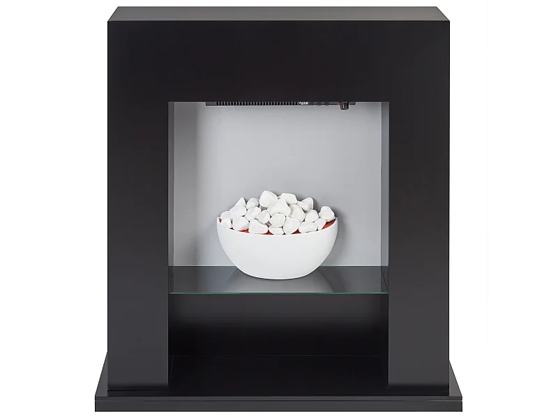 Chauffage de cheminée électrique DJURAB Noir