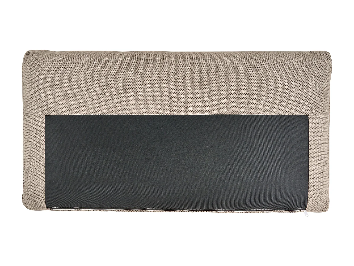 Canapé d'angle SIGGARD Tissu Taupe 4 places Côté gauche