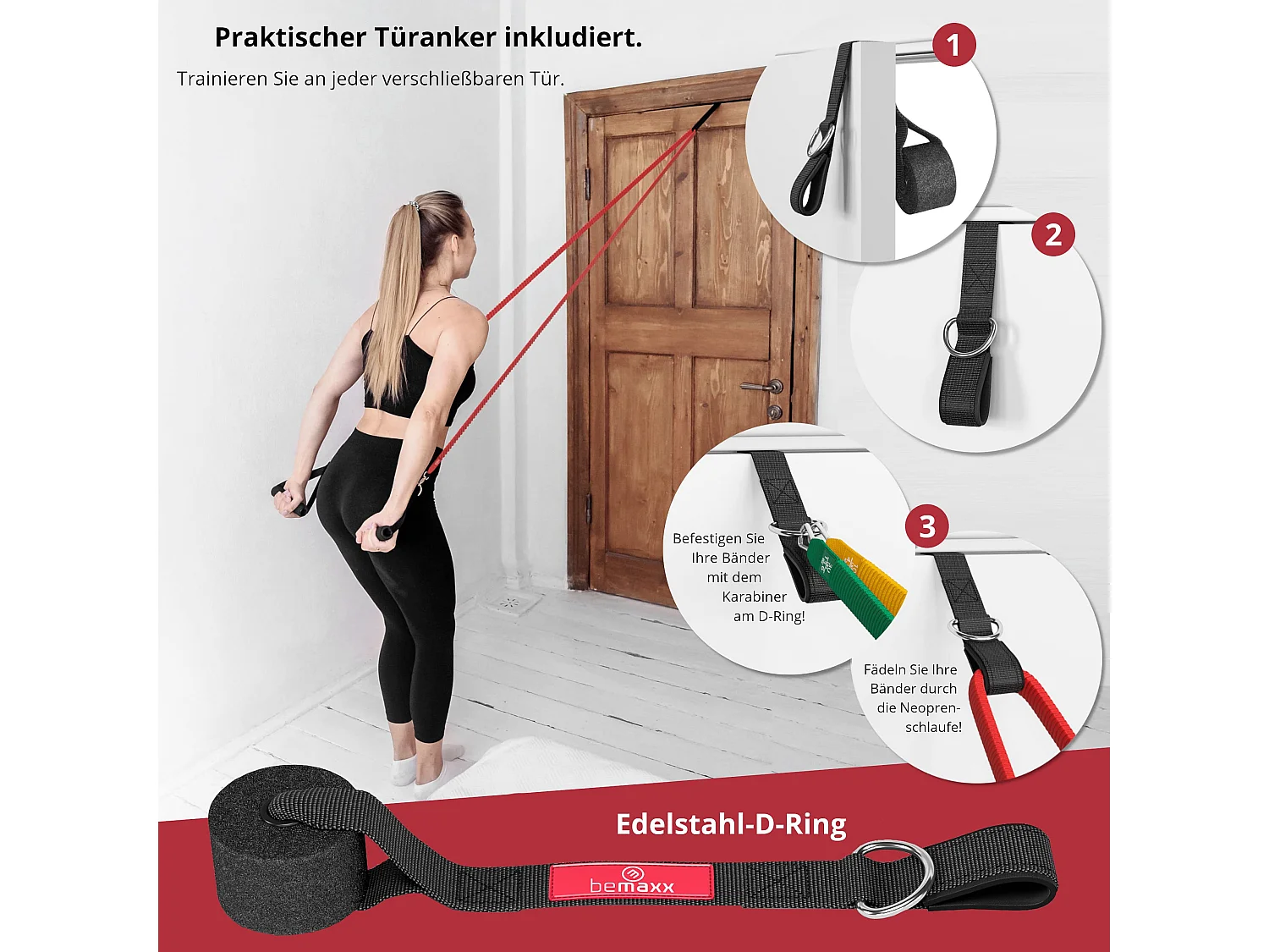 Resistance Widerstandsband Set Textil mit