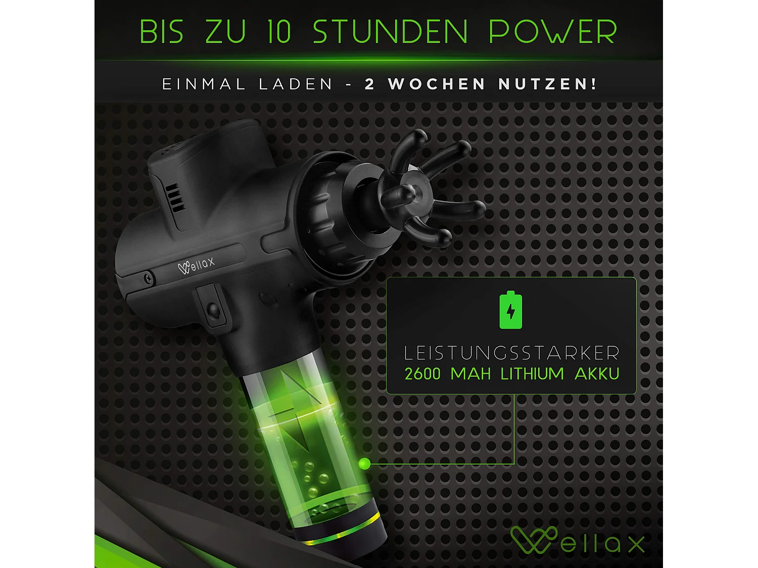 Wellax Massagepistole - Leistungsstarke Gymnastic