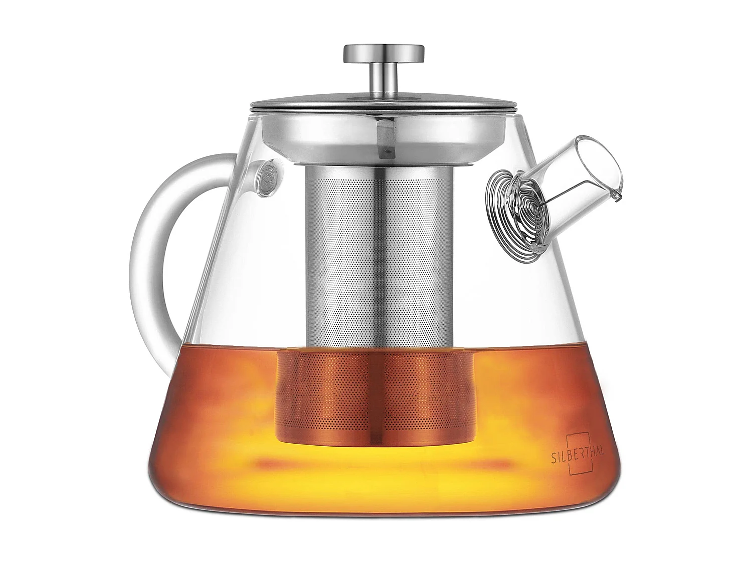 SILBERTHAL Teekanne mit Siebeinsatz - Glas - 1,5