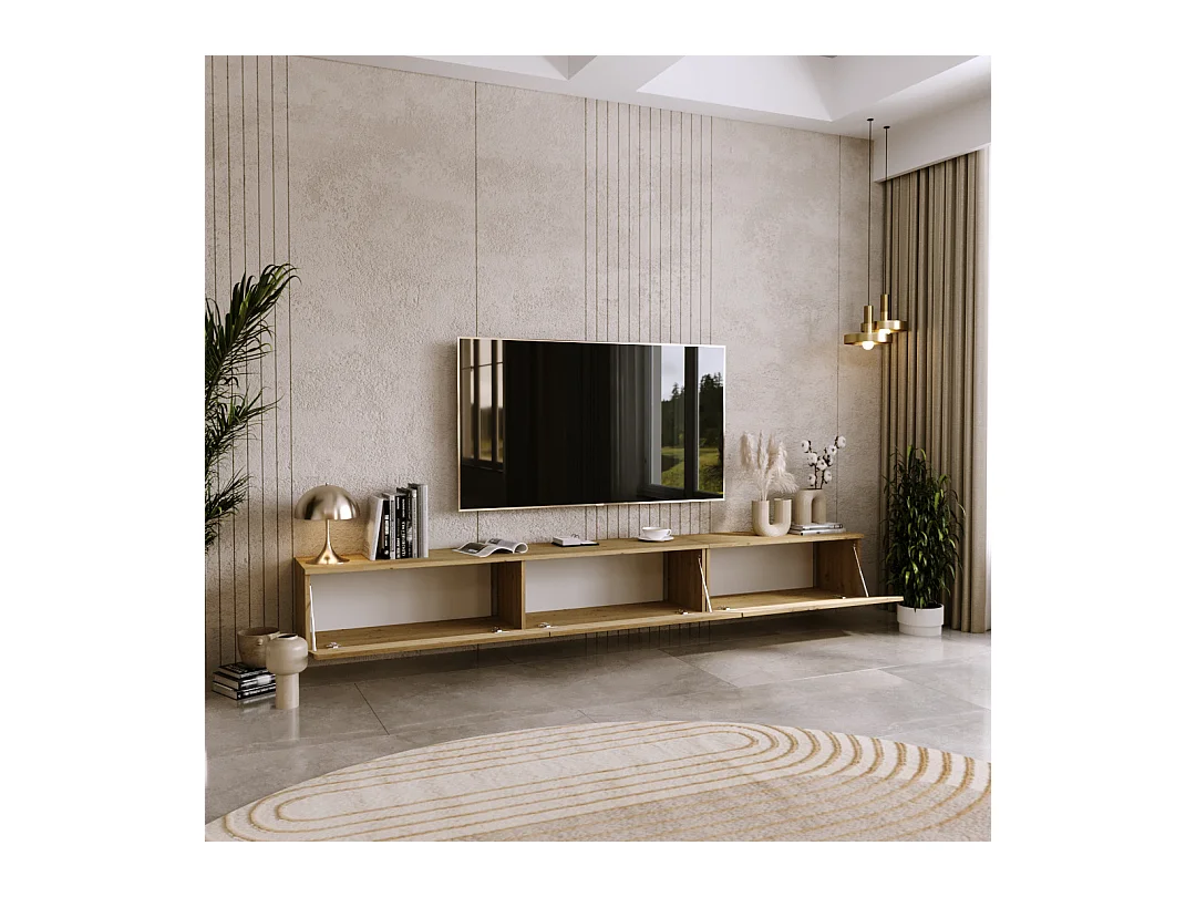 Armoire RTV Nicole 80 cm - couleur chêne artisanal