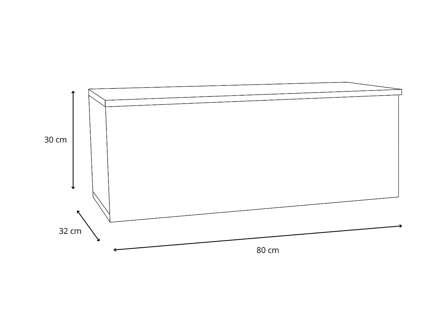 Armoire RTV Nicole 80 cm - couleur chêne artisanal