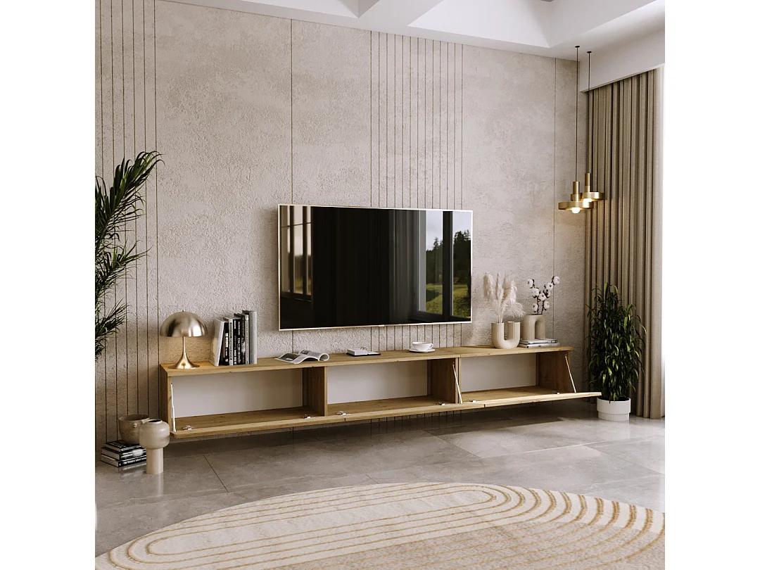 Armario RTV Nicole 80 cm - artesanal color roble