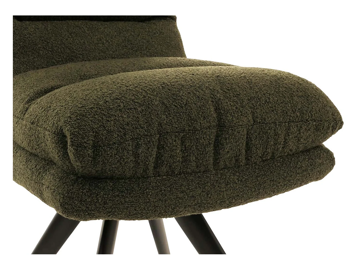 Chaise de salle à manger MCW-G66 Bouclé (lot de 6),  vert