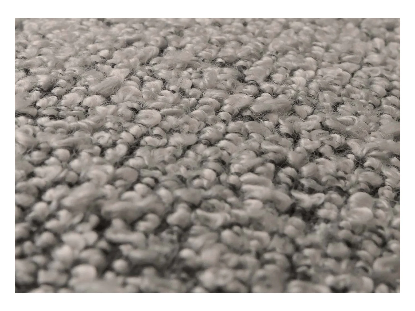 Eetkamerstoel MCW-G66 Bouclé (set van 6),  lichtgrijs, met armleuningen