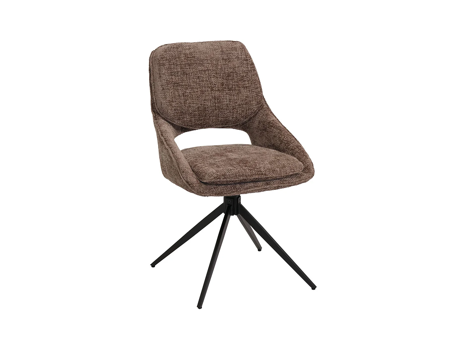 Chaise de salle à manger MCW-N73 (lot de 6),  marron