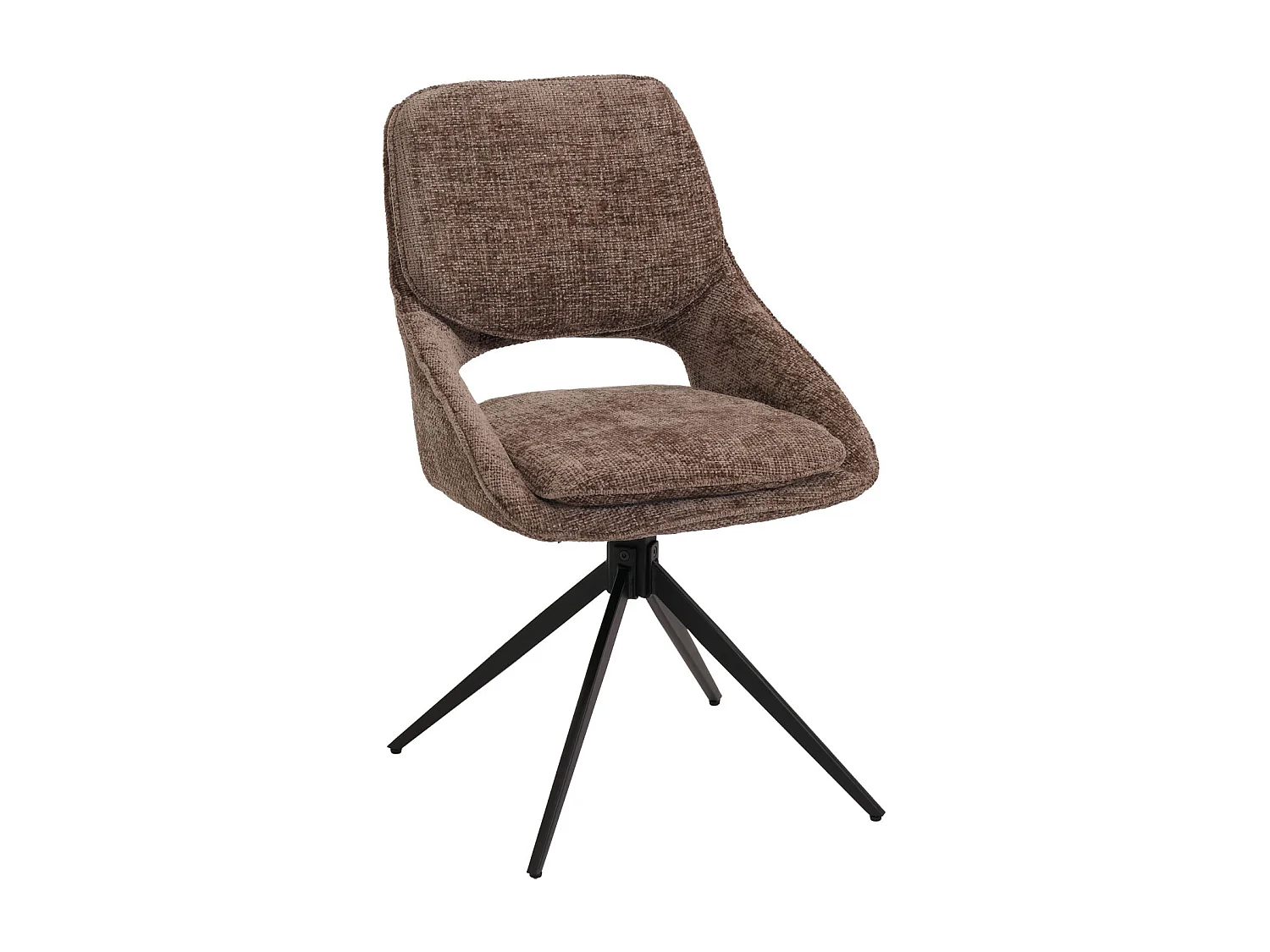 Chaise de salle à manger MCW-N73 (lot de 6),  marron