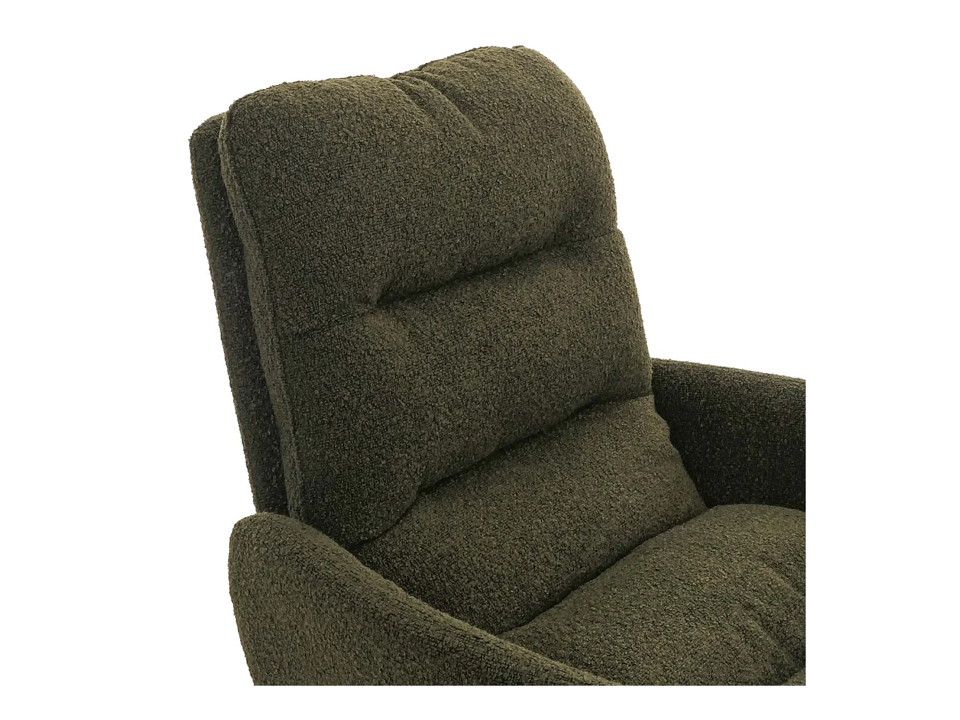 Chaise de salle à manger MCW-G66 Bouclé (lot de 6),  vert, avec accoudoirs