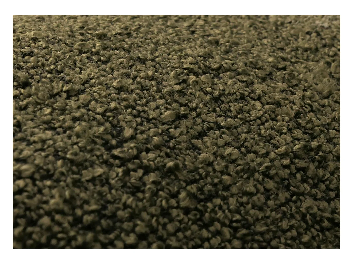 Eetkamerstoel MCW-G66 Bouclé (set van 6),  groen, met armleuning