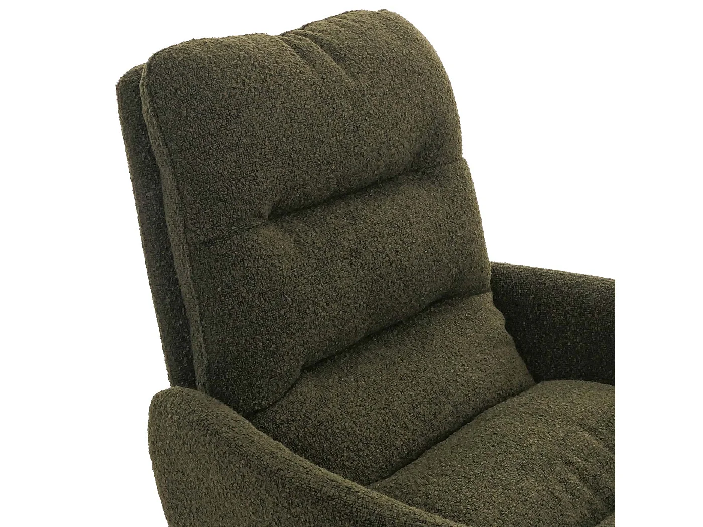 Chaise de salle à manger MCW-G66 Bouclé (lot de 6),  vert, avec accoudoirs