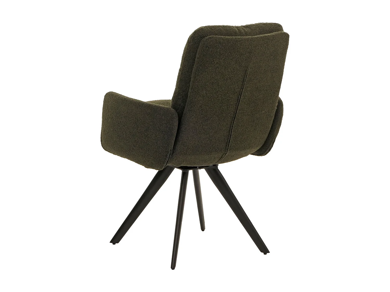 Chaise de salle à manger MCW-G66 Bouclé (lot de 6),  vert, avec accoudoirs