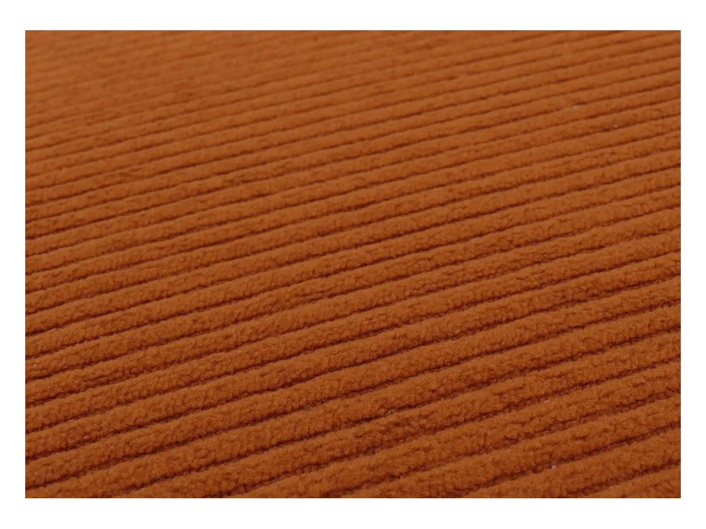 Chaise de salle à manger Littau Velours (lot de 6),  terracotta, pieds foncés