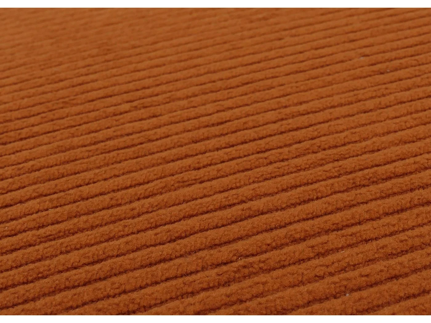 Set 6x sedie Littau tessuto a coste soggiorno cucina sala da pranzo legno 90x42x50cm ~ terracotta gambe scure