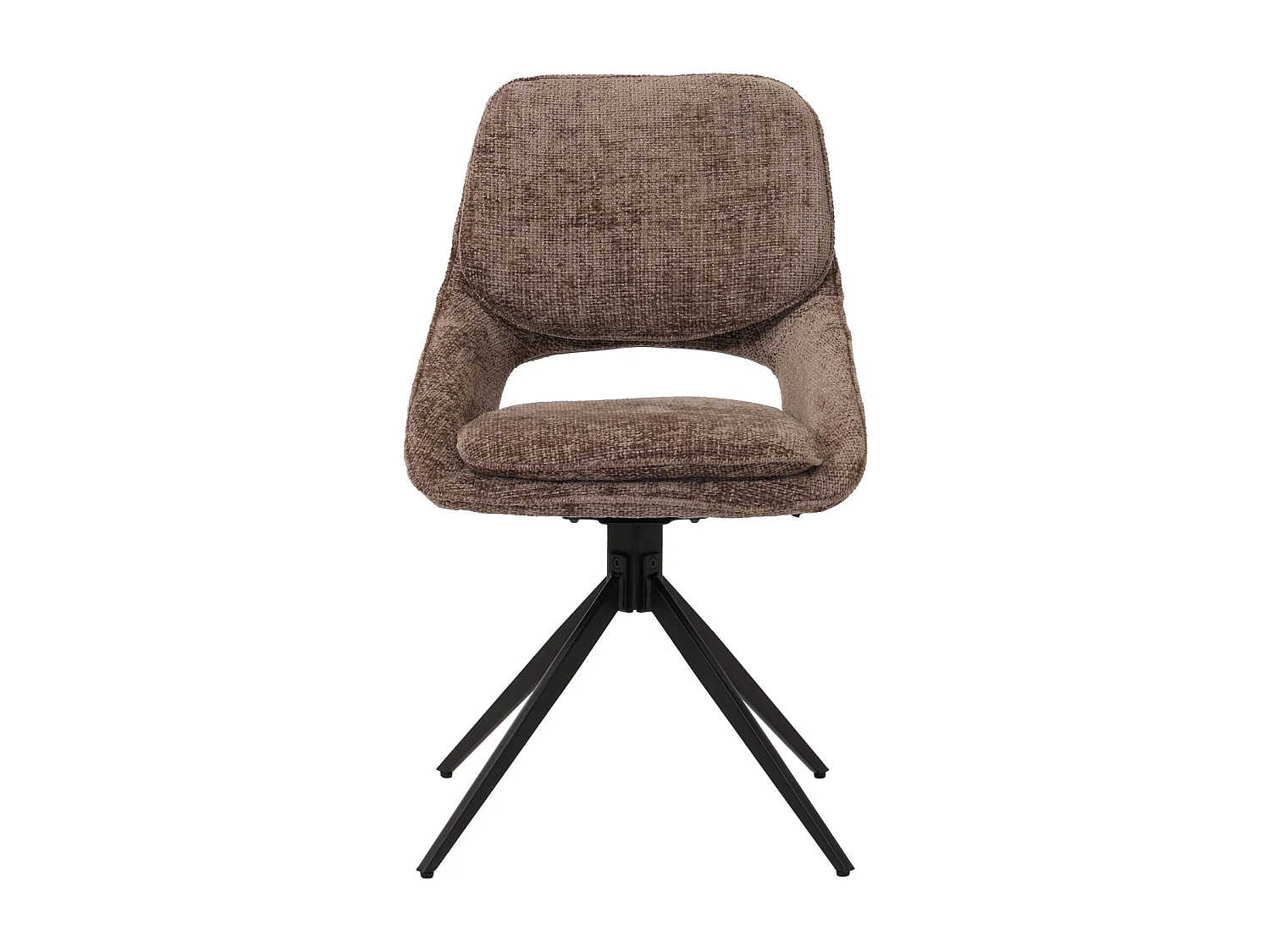 Chaise de salle à manger MCW-N73 (lot de 2),  marron