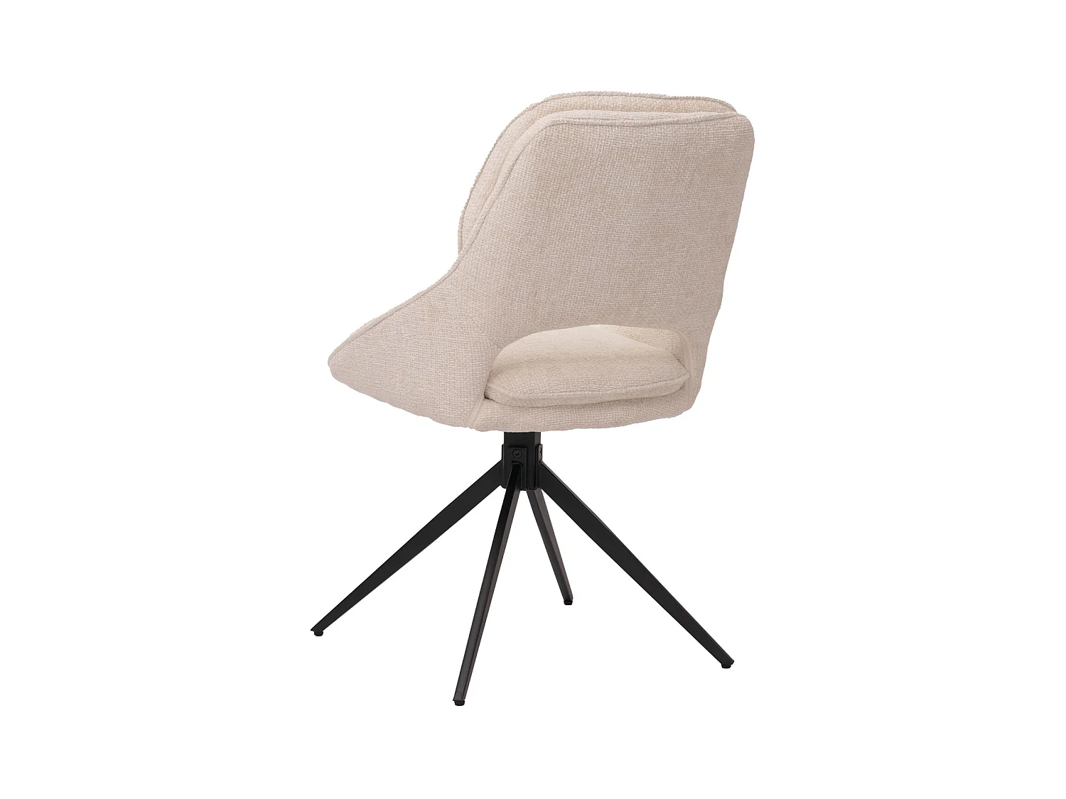Chaise de salle à manger MCW-N73 (lot de 2),  crème-beige