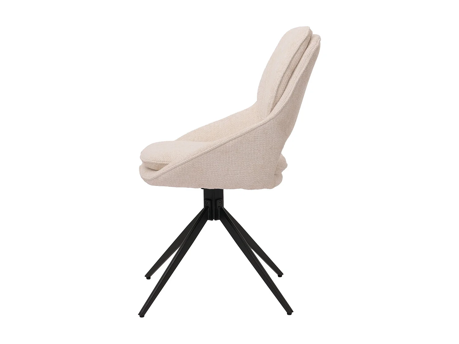 Esszimmerstuhl MCW-N73 (2er-Set), Creme-beige