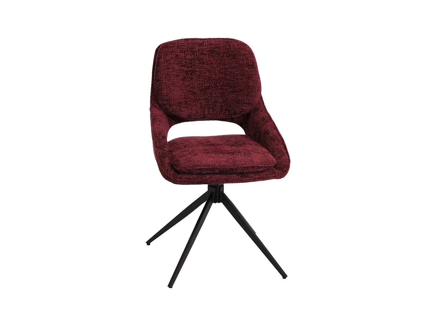 Chaise de salle à manger MCW-N73 (lot de 6),  bordeaux