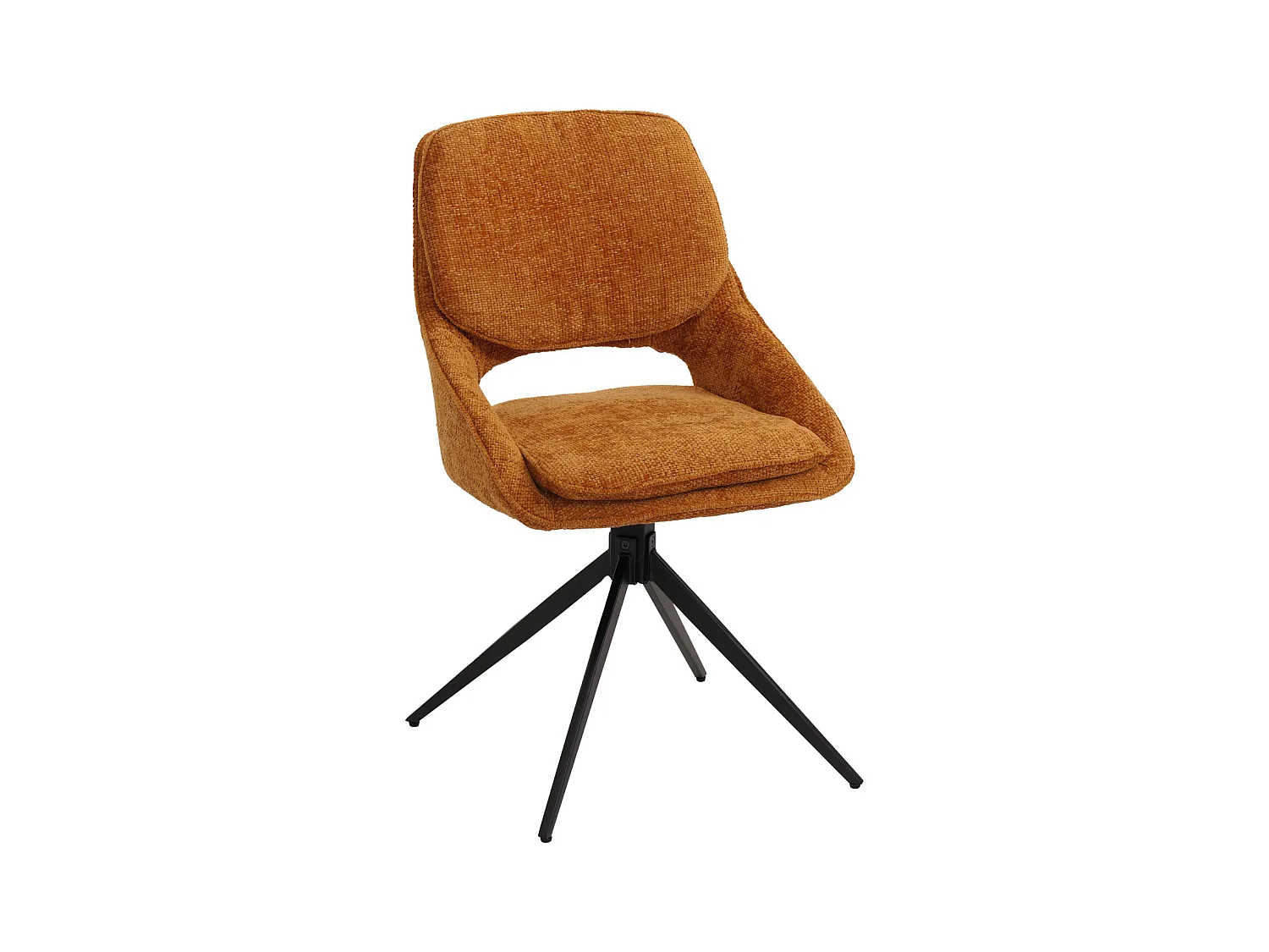 Chaise de salle à manger MCW-N73 (lot de 6),  ocre-jaune