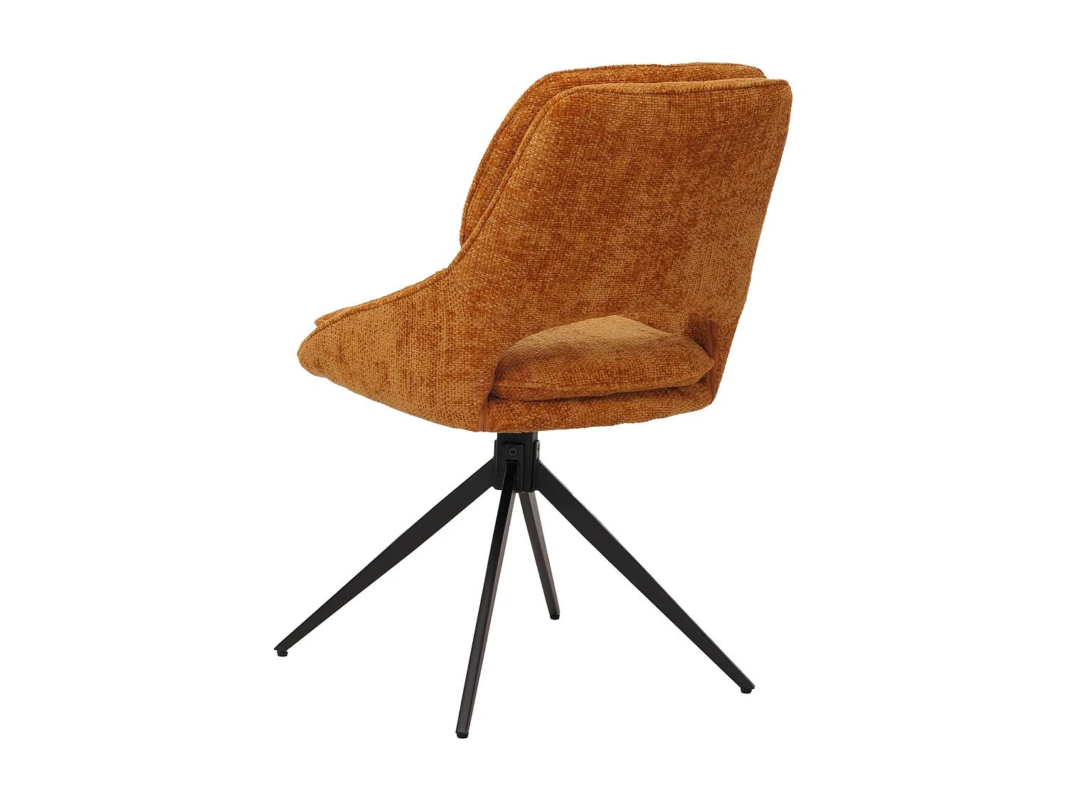 Spisestuestol MCW-N73 (sæt med 6 stk.),  okkergul