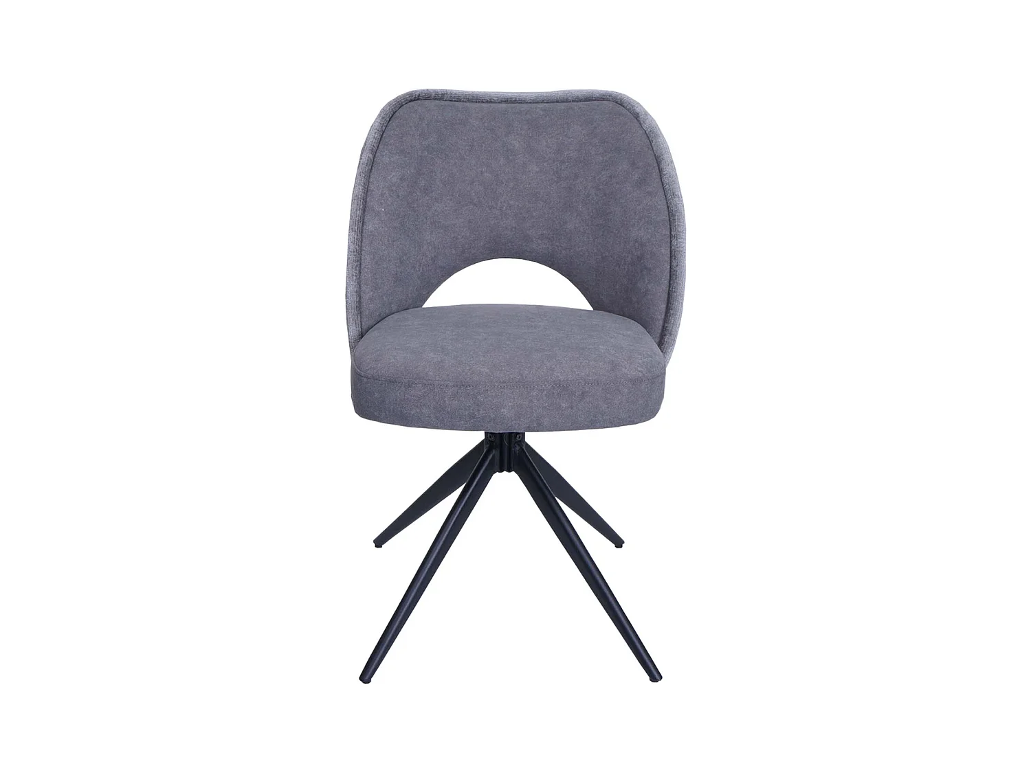 Eetkamerstoel MCW-N72 (set van 2),  donkergrijs