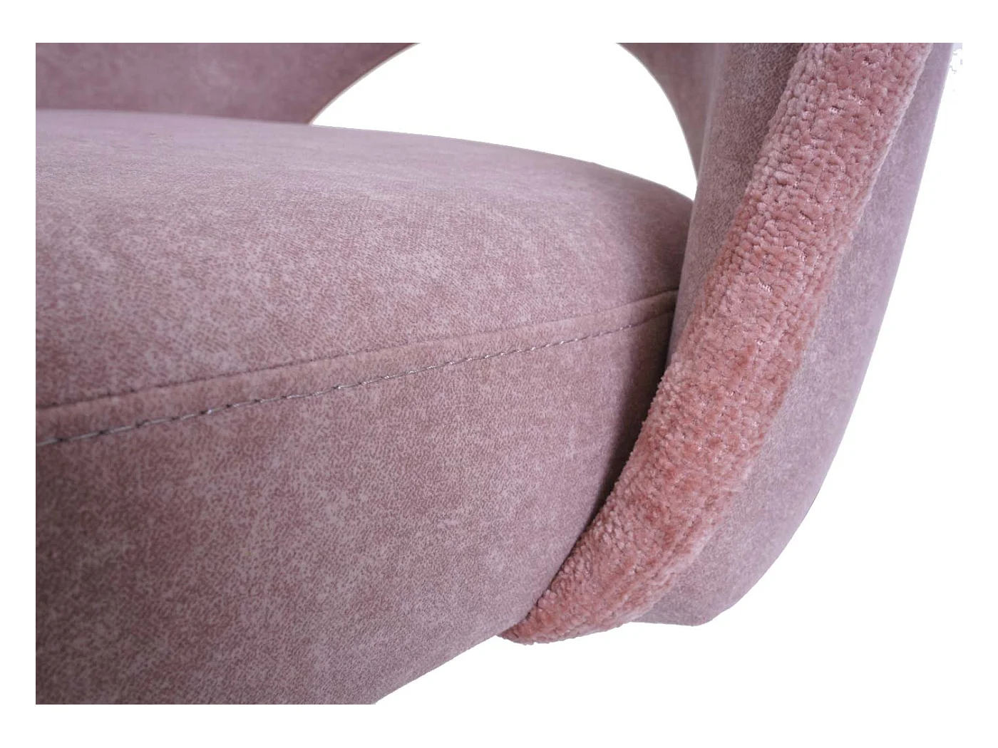 Chaise de salle à manger MCW-N72 (lot de 6),  rose