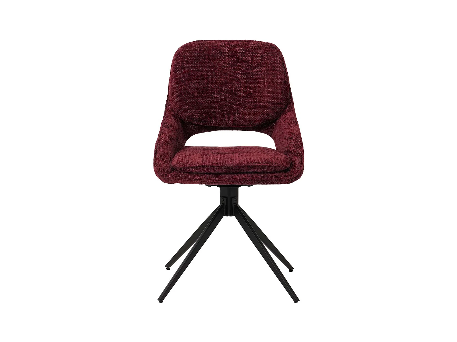 Chaise de salle à manger MCW-N73 (lot de 2),  bordeaux