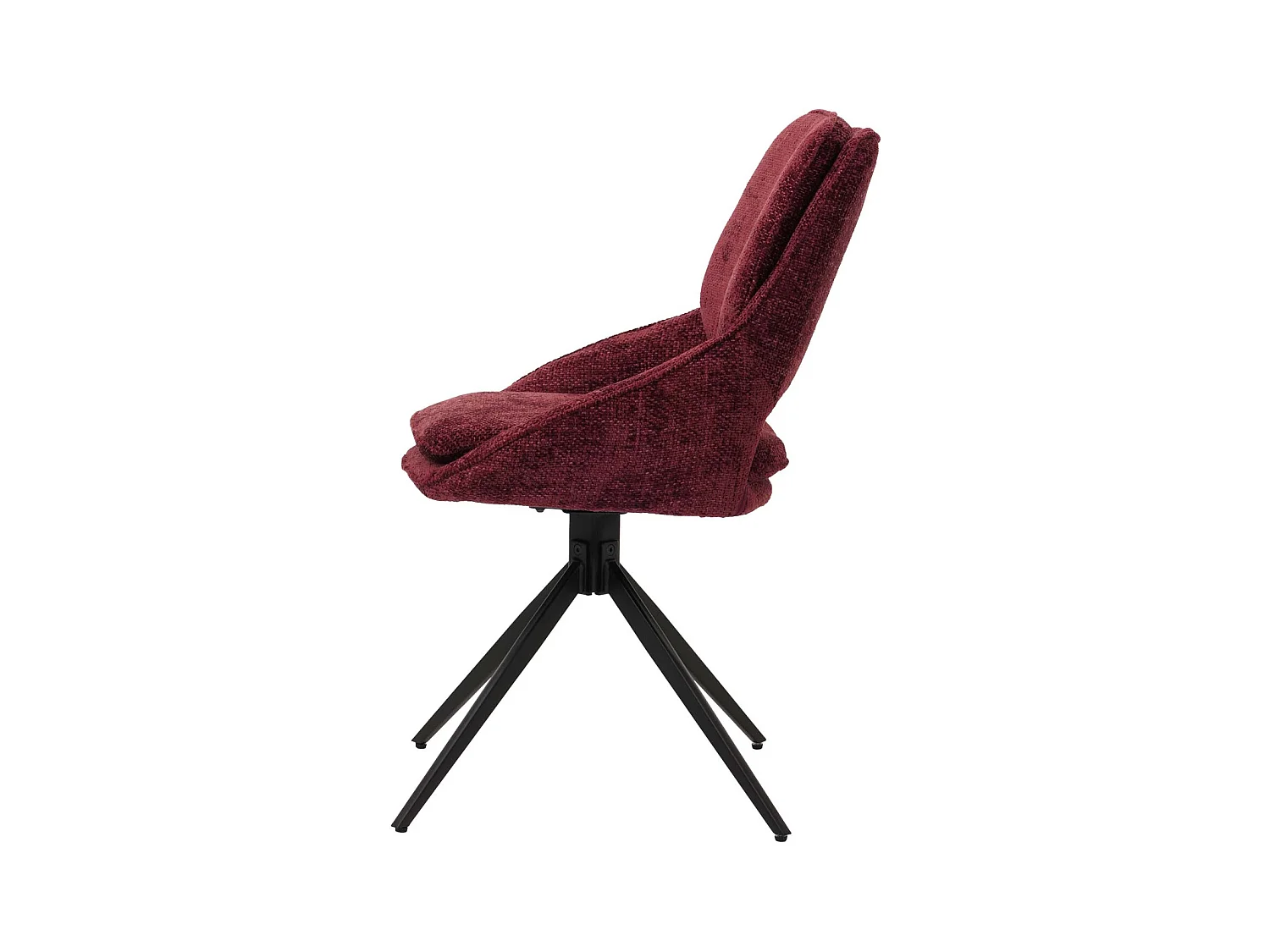 Chaise de salle à manger MCW-N73 (lot de 2),  bordeaux