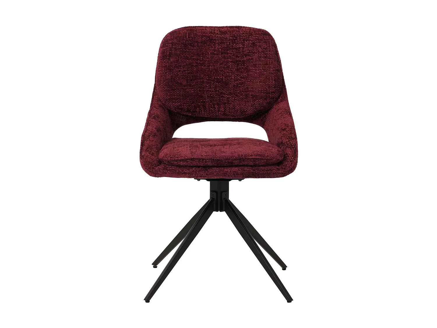 Chaise de salle à manger MCW-N73 (lot de 2),  bordeaux