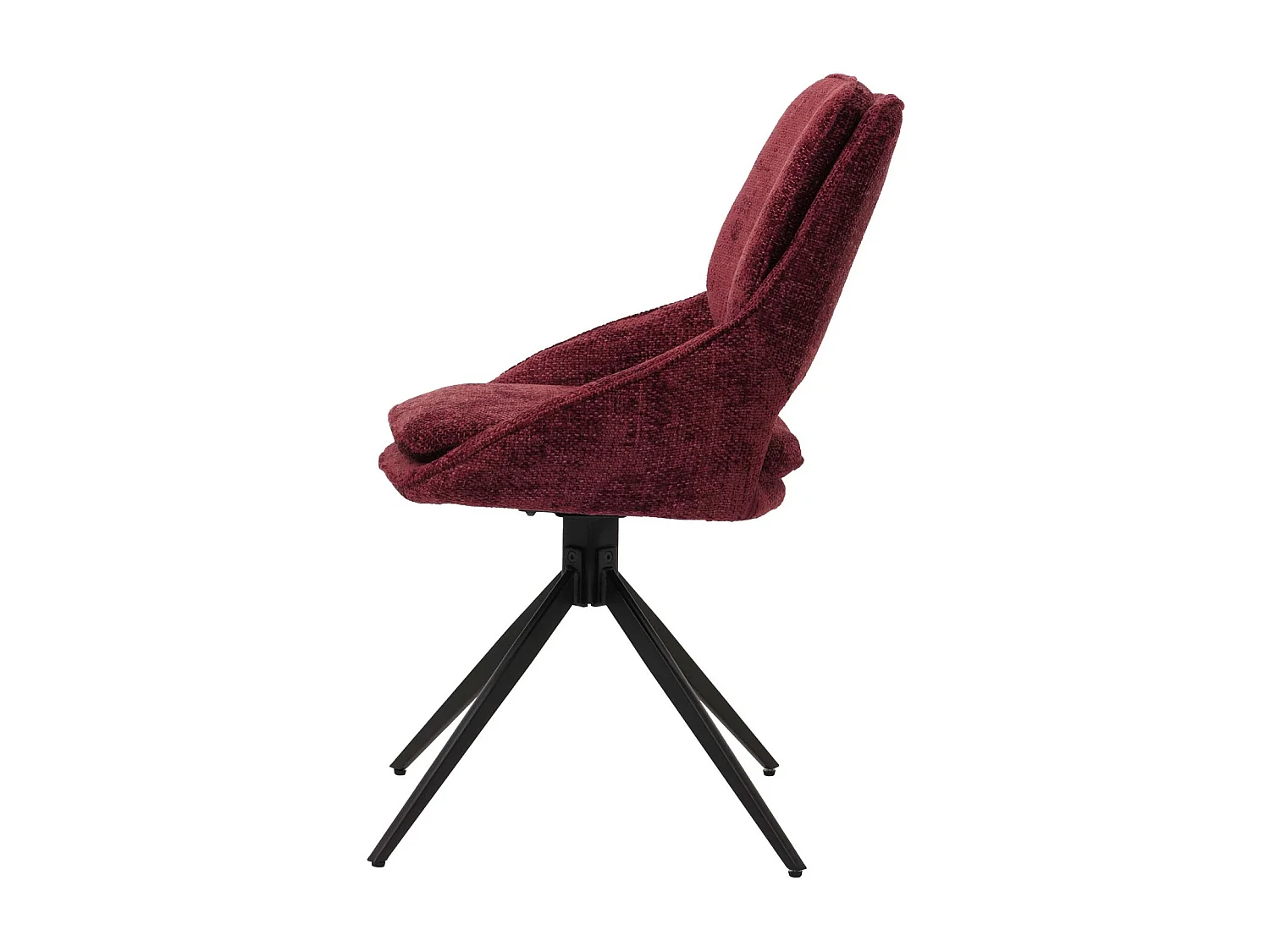 Chaise de salle à manger MCW-N73 (lot de 2),  bordeaux