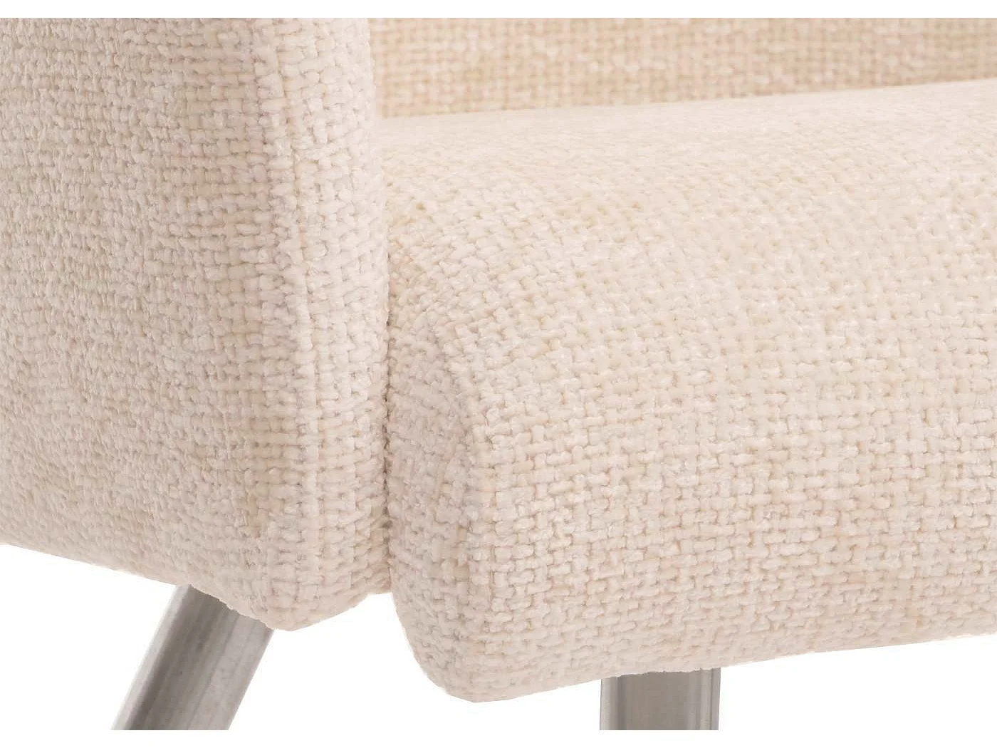 Chaise de salle à manger MCW-G55 (lot de 6),  crème