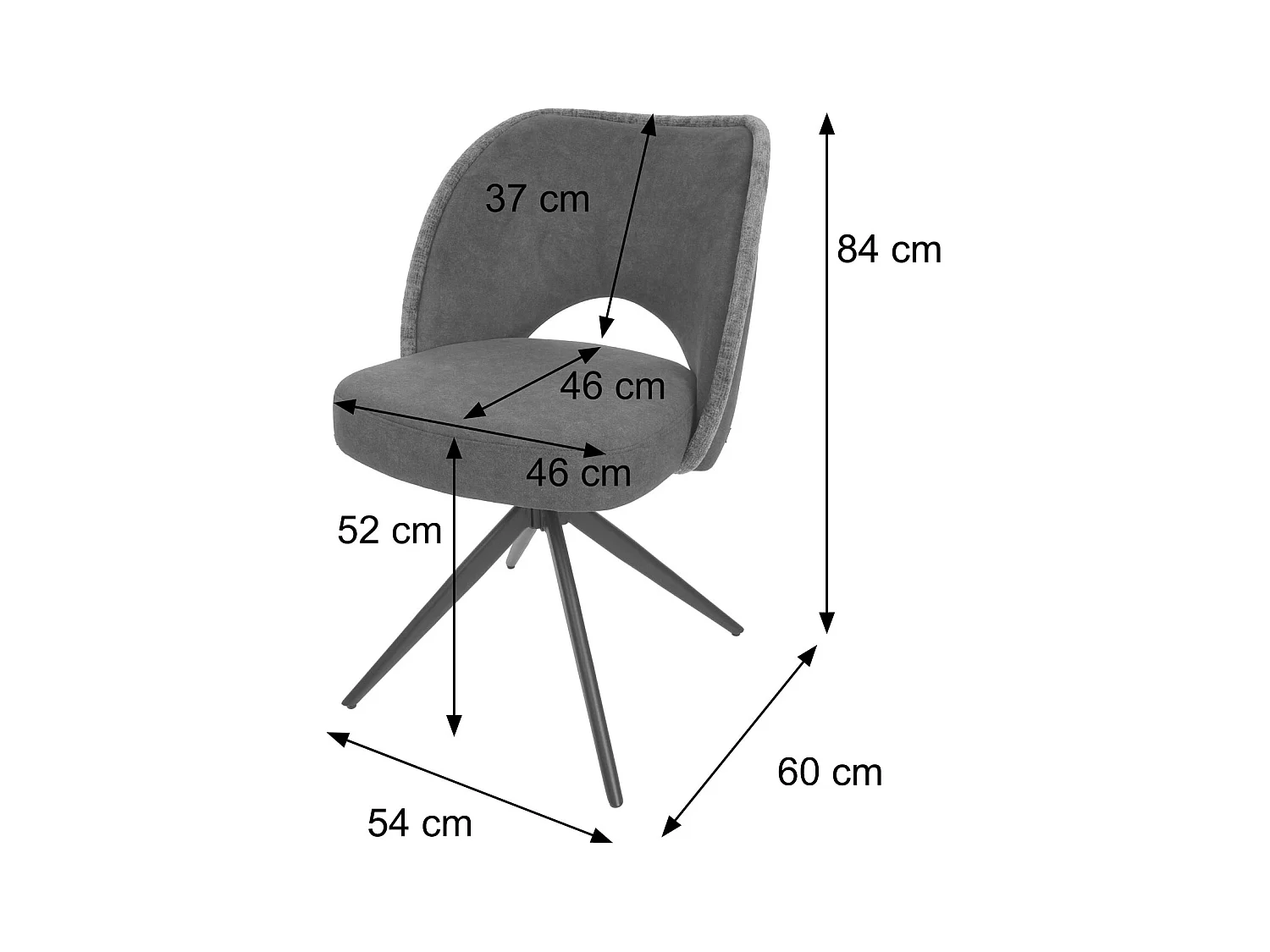 Chaise de salle à manger MCW-N72 (lot de 6),  vert
