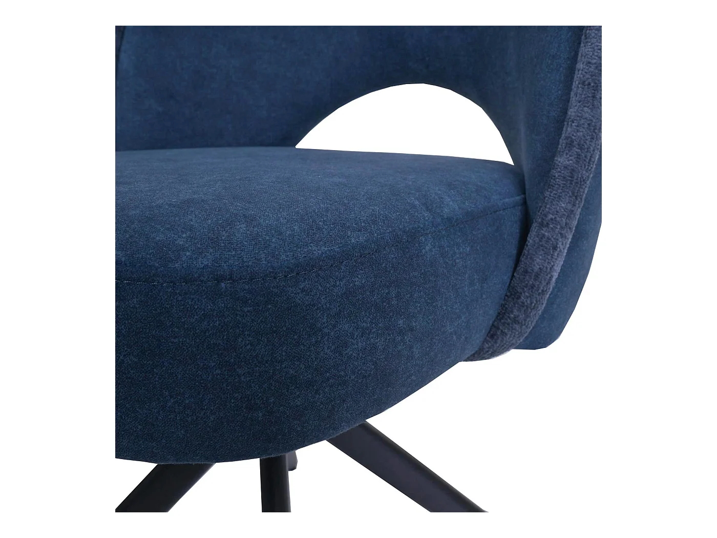 Chaise de salle à manger MCW-N72 (lot de 6),  bleu
