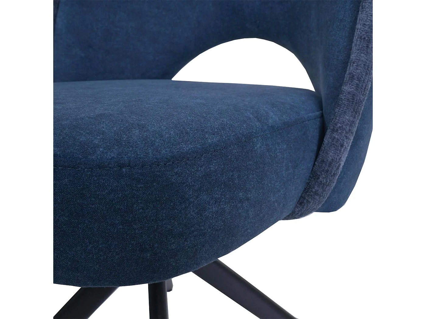 Chaise de salle à manger MCW-N72 (lot de 6),  bleu