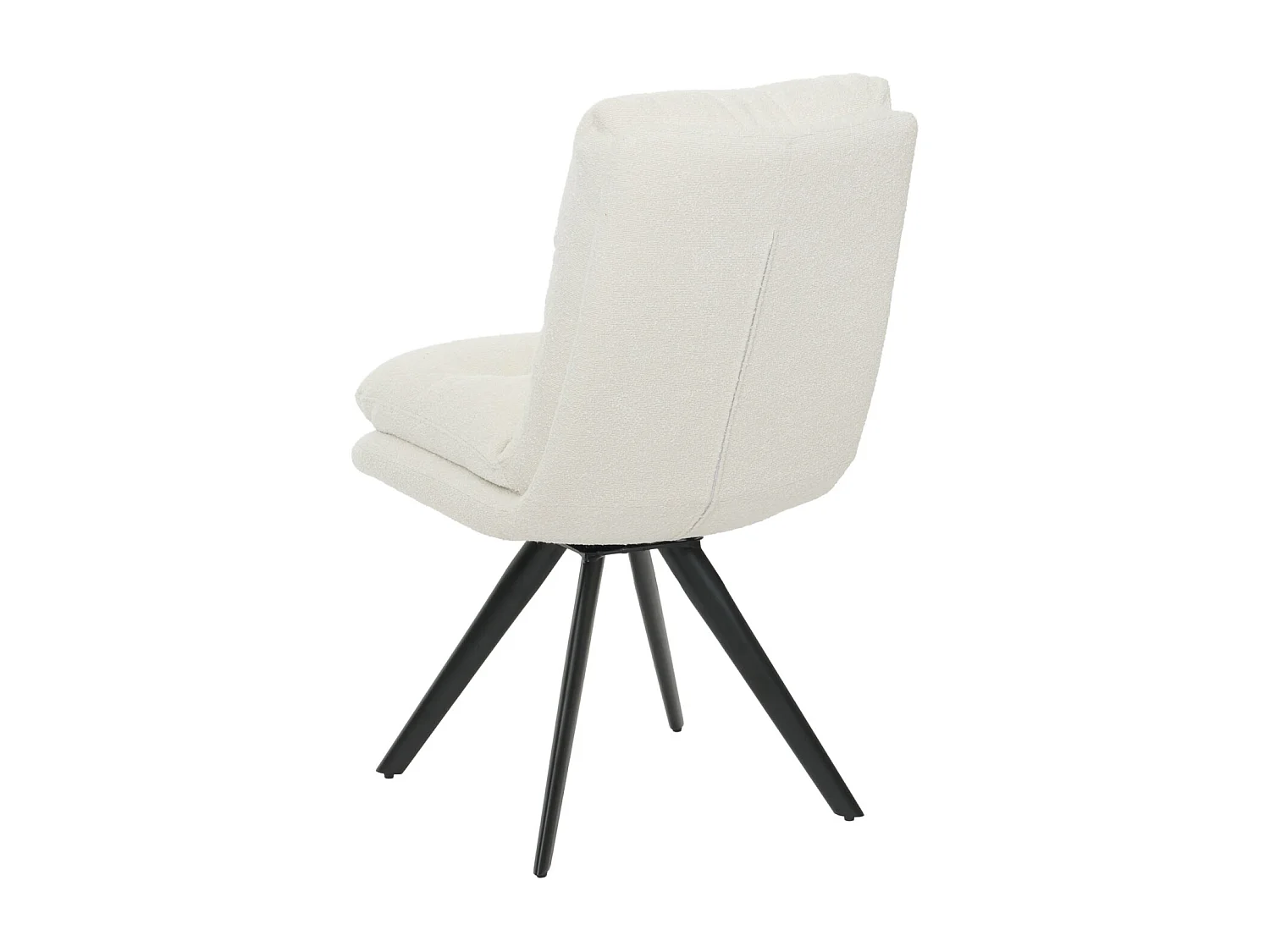 Chaise de salle à manger MCW-G66 Bouclé (lot de 6),  blanc crème