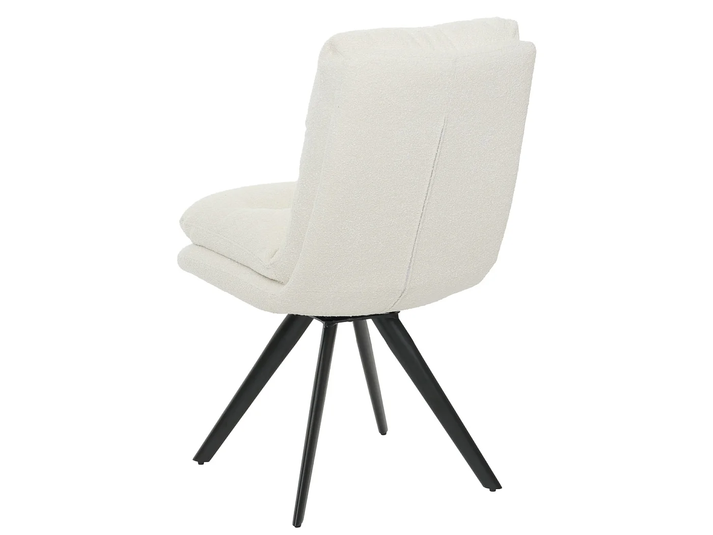 Chaise de salle à manger MCW-G66 Bouclé (lot de 6),  blanc crème