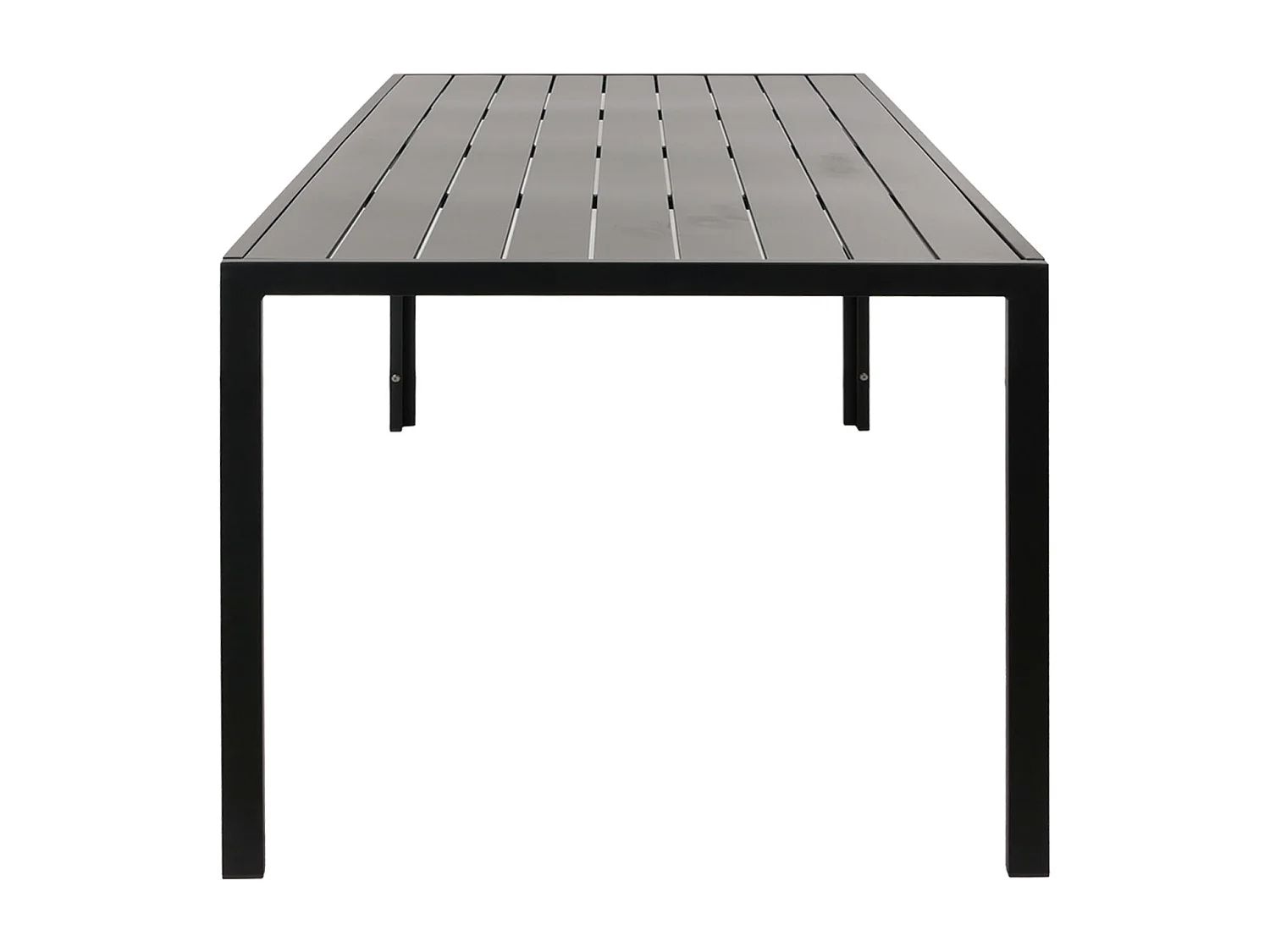 Gartengarnitur MCW-N41 (7-teilig), Grau, Kissen dunkelgrau