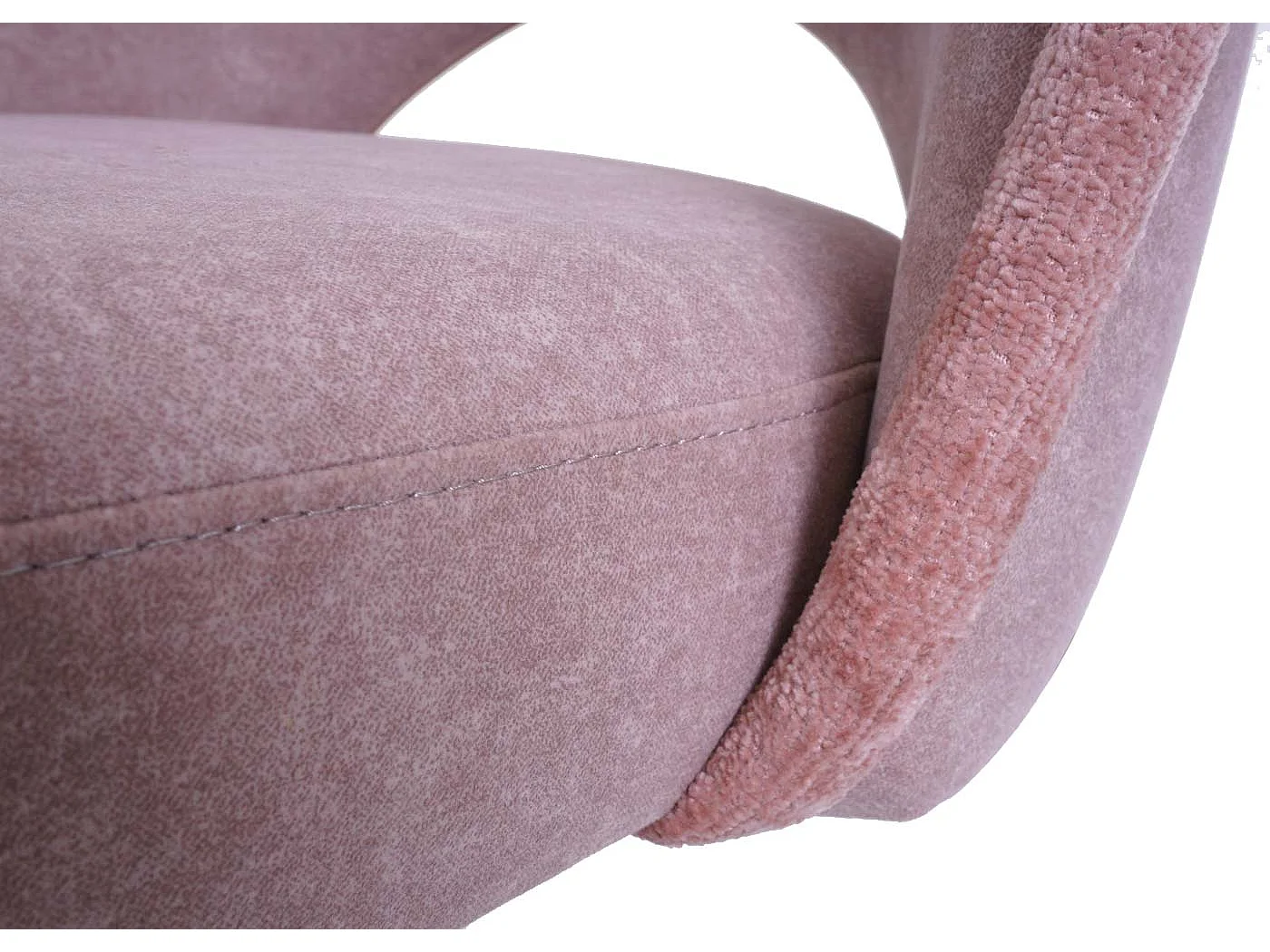 Chaise de salle à manger MCW-N72 (lot de 2),  rose