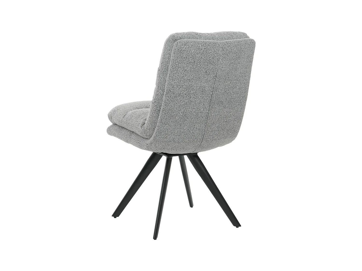 Chaise de salle à manger MCW-G66 Bouclé (lot de 6),  gris clair