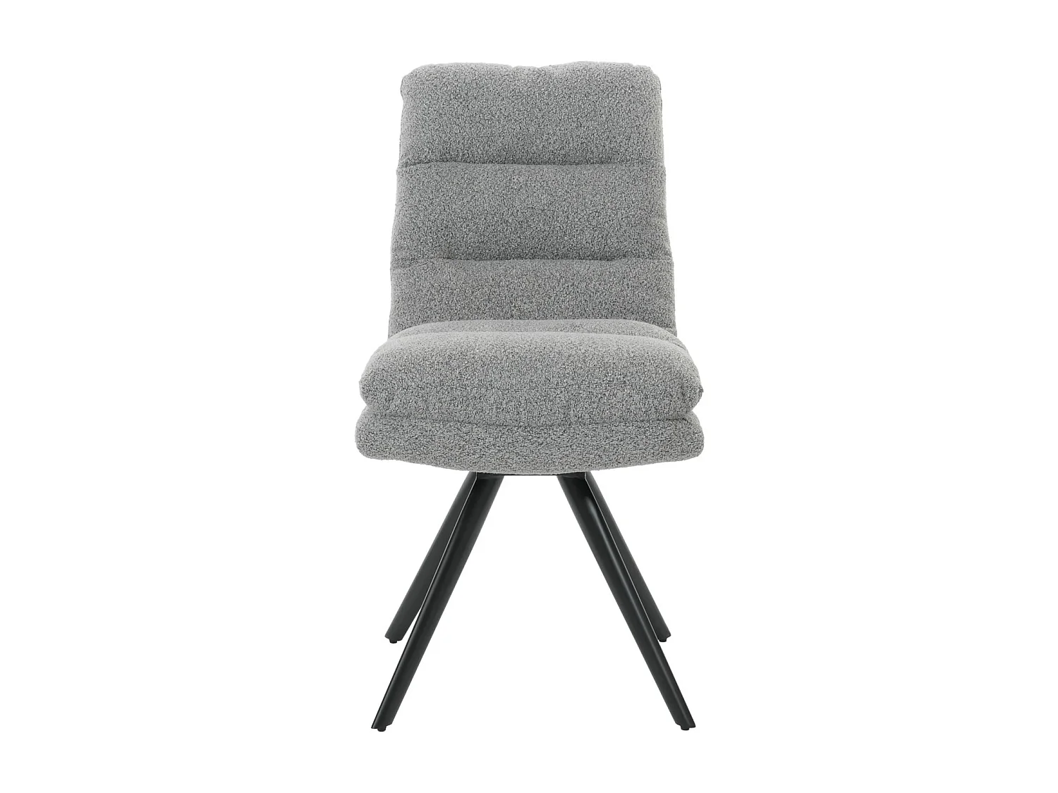 Chaise de salle à manger MCW-G66 Bouclé (lot de 6),  gris clair