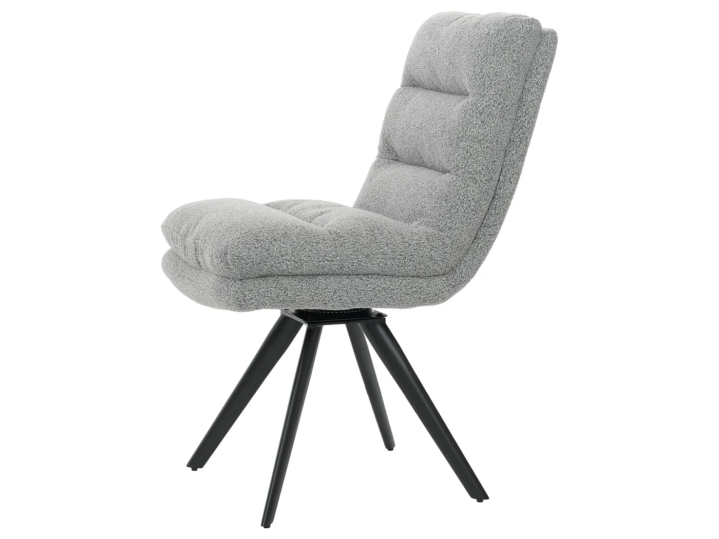 Chaise de salle à manger MCW-G66 Bouclé (lot de 6),  gris clair