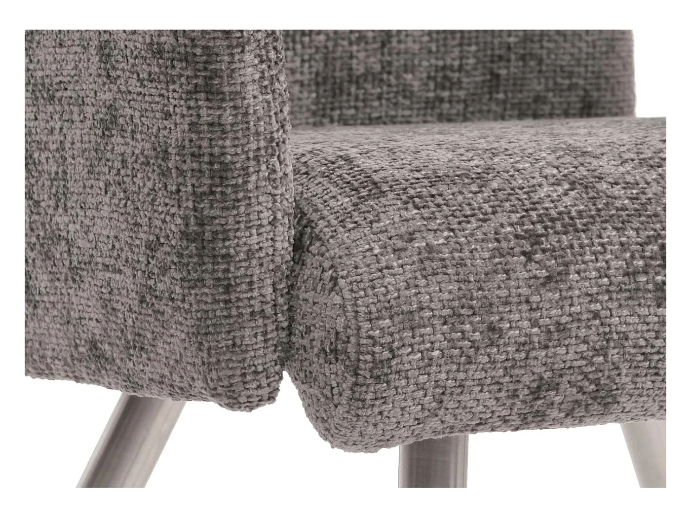 Chaise de salle à manger MCW-G55 (lot de 6),  gris foncé