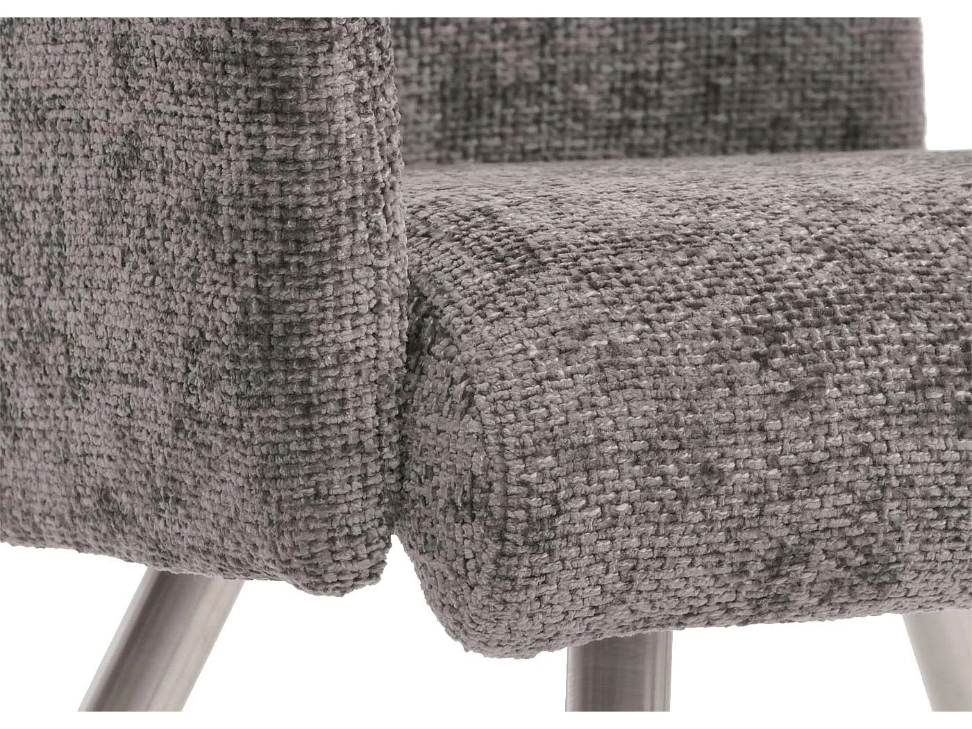 Chaise de salle à manger MCW-G55 (lot de 6),  gris foncé