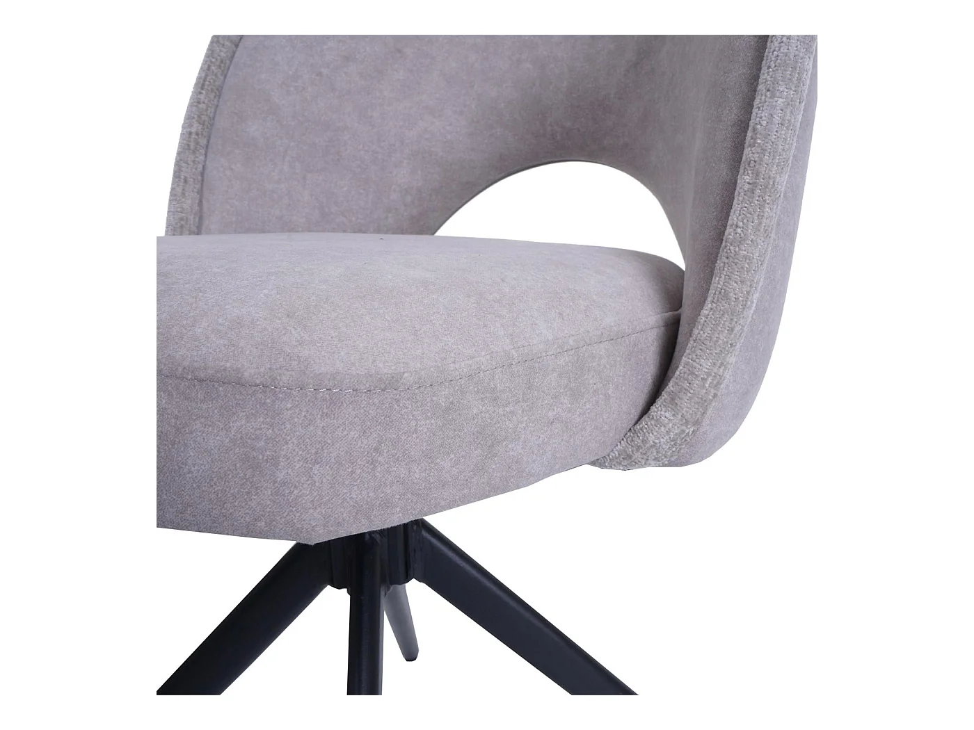 Chaise de salle à manger MCW-N72 (lot de 6),  gris clair