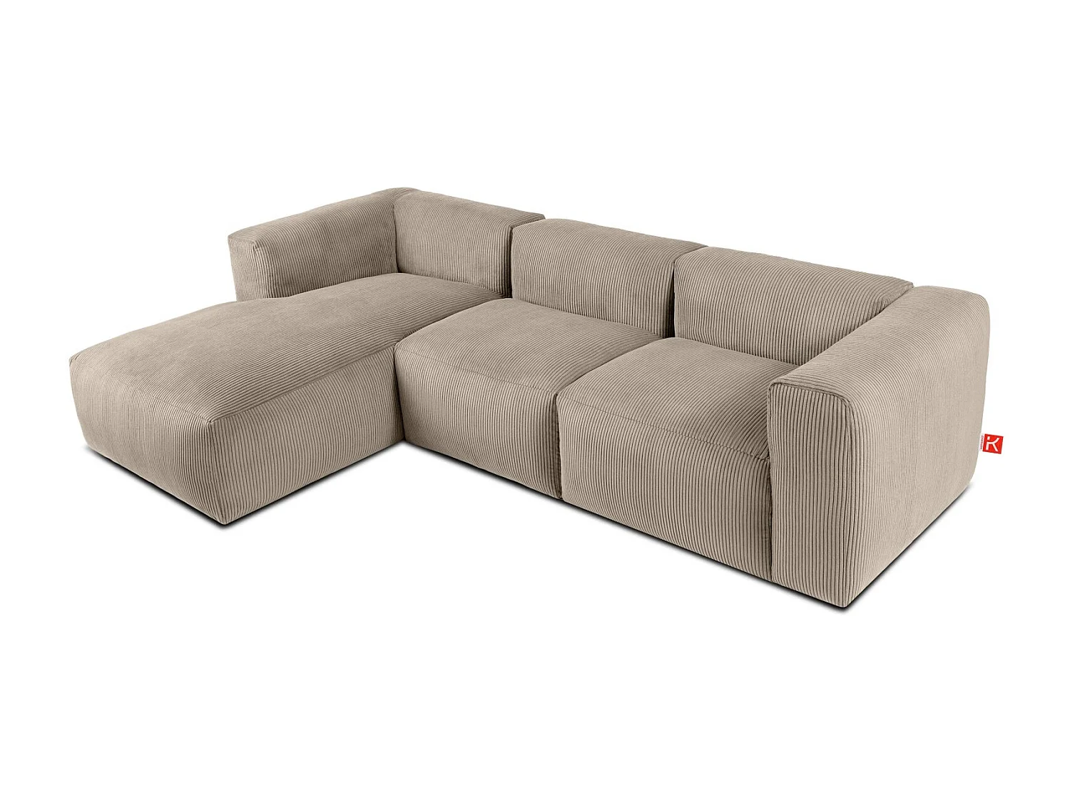 Ecksofa BUFFO 5-Sitzer - Beige